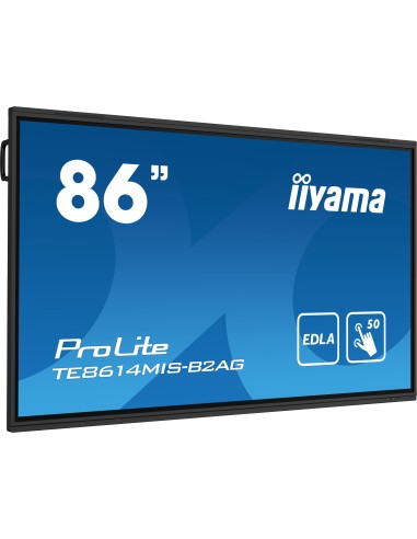 iiyama PROLITE TE8614MIS-B2AG Pantalla plana para señalización digital 2,18 m (86") LCD Wifi 435 cd   m² 4K Ultra HD Negro