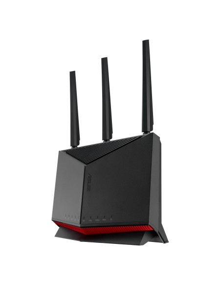 ASUS RT-BE86U router inalámbrico 10 Gigabit Ethernet Doble banda (2,4 GHz   5 GHz) Negro