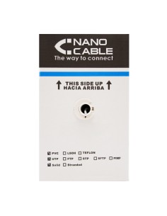 Nanocable CABLE RED RJ45 CAT.5E UTP RIGIDO AWG24, 305 M 2