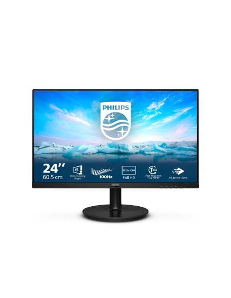 Philips V Line 241V8LAB 00 LED display 60,5 cm (23.8") 1920 x 1080 Pixeles Full HD LCD Negro