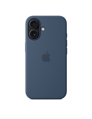 Apple Funda de silicona con MagSafe para el iPhone 16 - Azul denim