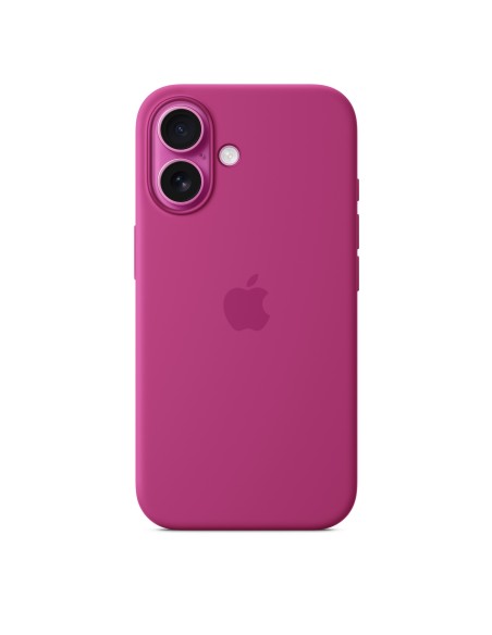 Apple Funda de silicona con MagSafe para el iPhone 16 - Fucsia
