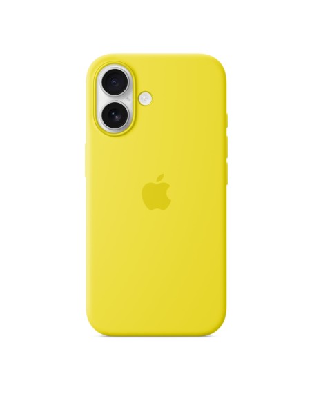 Apple Funda de silicona con MagSafe para el iPhone 16 - Amarillo carambola