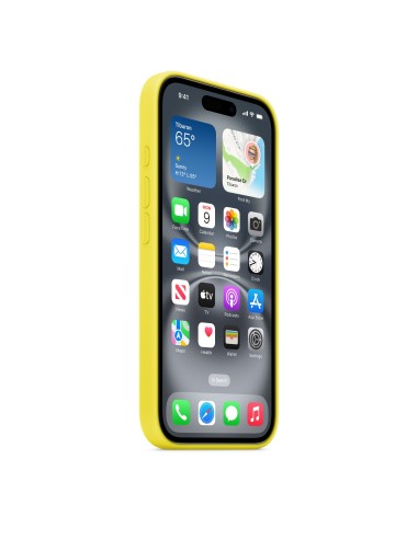 Apple Funda de silicona con MagSafe para el iPhone 16 - Amarillo carambola