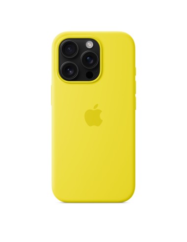 Apple Funda de silicona con MagSafe para el iPhone 16 Pro - Amarillo carambola