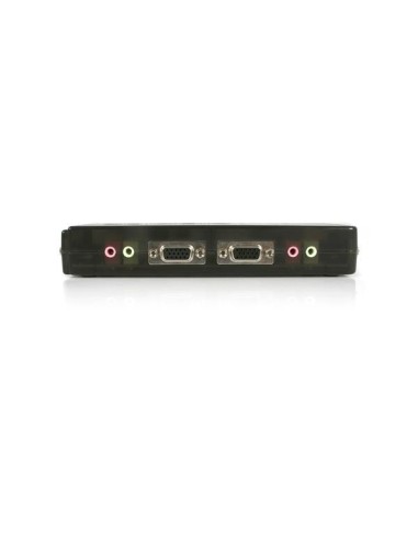 StarTech.com Juego de Conmutador Switch KVM 4 Puertos Vídeo VGA USB 2.0 con Cables y Audio