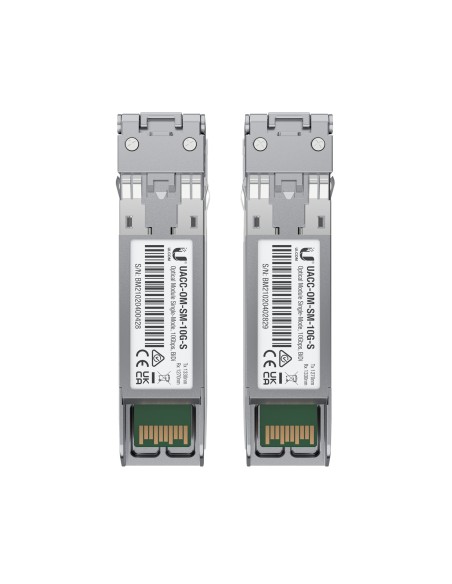 Ubiquiti UACC-OM-SM-10G-S-2 red modulo transceptor Fibra óptica 10000 Mbit s