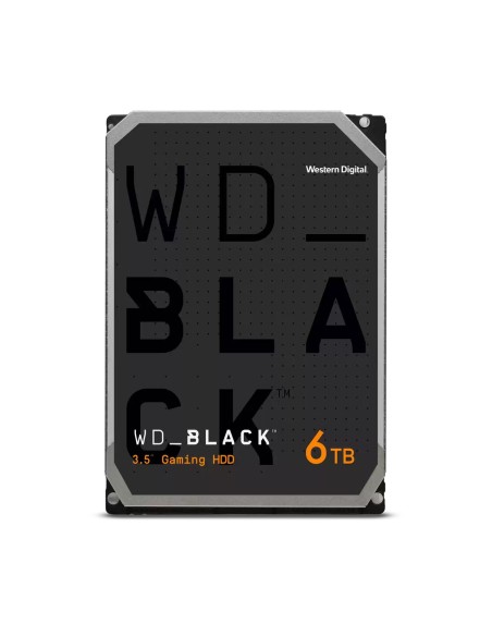 Western Digital WD_BLACK WD6004FZBX disco duro interno 6 TB 7200 RPM 256 MB 3.5" Serial ATA III