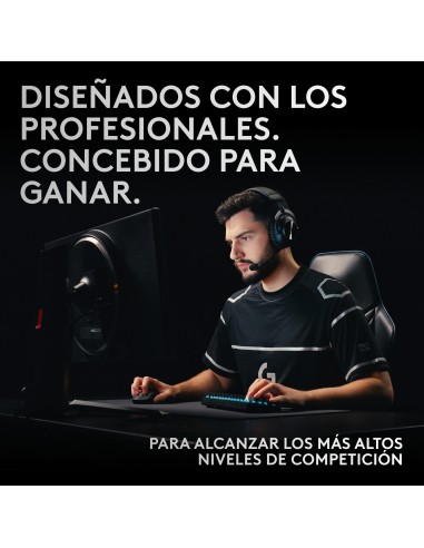 Logitech G PRO X 60 LIGHTSPEED, teclado inalámbrico para gaming, 60% mecánico ultra compacto para PC con Windows, RGB