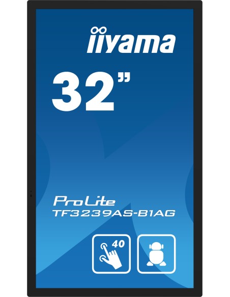iiyama TF3239AS-B1AG pantalla de señalización Pantalla plana para señalización digital 80 cm (31.5") LED 500 cd   m² 2.4K Ultra