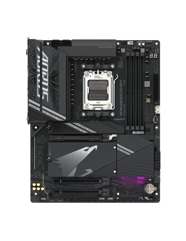 GIGABYTE X870 AORUS ELITE WIFI7 Placa Base - Compatible con CPUs AMD Ryzen 9000, 16+2+2 fases VRM, hasta 8000MHz DDR5 (OC),