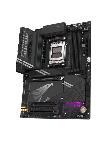 GIGABYTE X870 AORUS ELITE WIFI7 Placa Base - Compatible con CPUs AMD Ryzen 9000, 16+2+2 fases VRM, hasta 8000MHz DDR5 (OC),