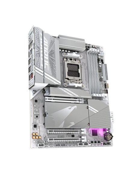 GIGABYTE X870 AORUS ELITE WIFI7 ICE Placa Base - Compatible con CPUs AMD Ryzen 9000, 16+2+2 fases VRM digital, hasta 8000MHz GIGABYTE X870 AORUS ELITE WIFI7 ICE Placa Base - Compatible con CPUs AMD Ryzen 9000, 16+2+2 fases VRM digital, hasta 8000MHz