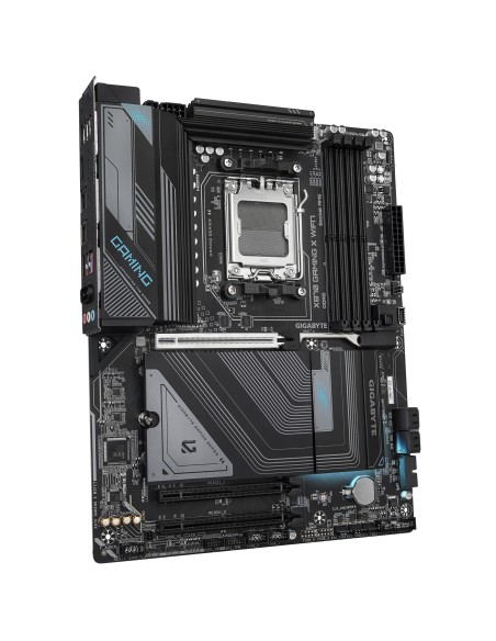 GIGABYTE X870 GAMING X WIFI7 Placa Base - Compatible con CPUs AMD Ryzen 9000, 16+2+2 fases VRM, hasta 8000MHz DDR5 (OC), 1xPCIe GIGABYTE X870 GAMING X WIFI7 Placa Base - Compatible con CPUs AMD Ryzen 9000, 16+2+2 fases VRM, hasta 8000MHz DDR5 (OC), 1xPCIe