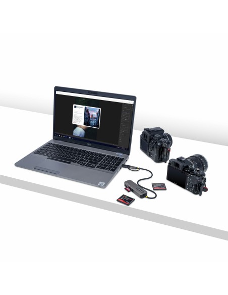 StarTech.com Lector USB 3.0 de Tarjetas de Memoria Flash SD CompactFlash y microSD - Grabador USB-C de Tarjetas de Memoria - StarTech.com Lector USB 3.0 de Tarjetas de Memoria Flash SD CompactFlash y microSD - Grabador USB-C de Tarjetas de Memoria -