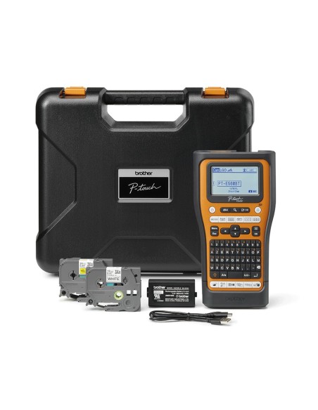 Brother PT-E560BTVP impresora de etiquetas Transferencia térmica 180 x 180 DPI 20 mm s Inalámbrico y alámbrico HSE TZe