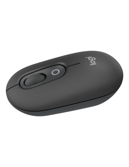 Logitech POP Mouse, ratón inalámbrico Bluetooth compacto y portátil con botones programables y clics discretos, tecnología
