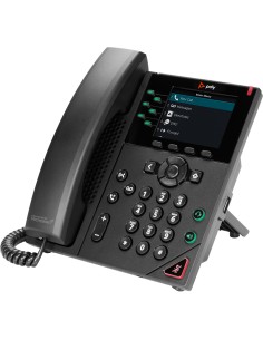 POLY Teléfono IP VVX 350 de 6 líneas y habilitado para alimentación a través de Ethernet (PoE) 2