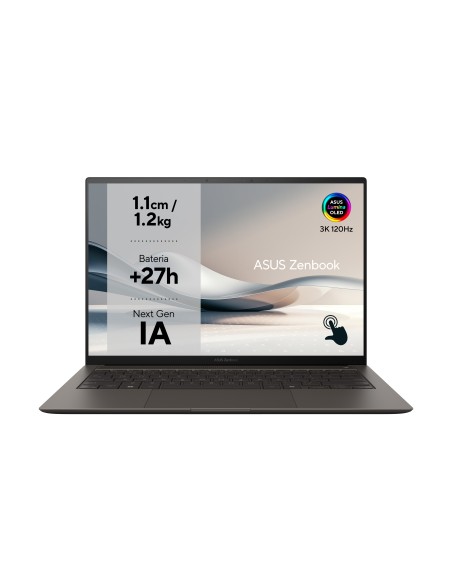 ASUS Zenbook S 14 OLED UX5406SA-PZ334W - Ordenador Portátil 14" 3K 120Hz (Intel Core Ultra 7 258V, 32GB RAM, 1TB SSD, Arc
