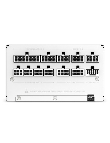 NZXT C1200 Gold unidad de fuente de alimentación 1200 W 24-pin ATX ATX Blanco