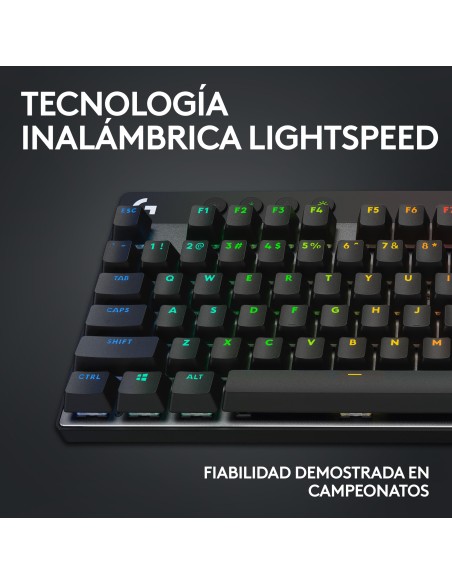 Logitech G PRO X TKL teclado Juego RF Wireless + Bluetooth QWERTY Español Negro