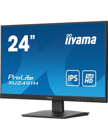 iiyama ProLite XU2491H-B1 pantalla para PC 60,5 cm (23.8") 1920 x 1080 Pixeles Full HD LED Negro