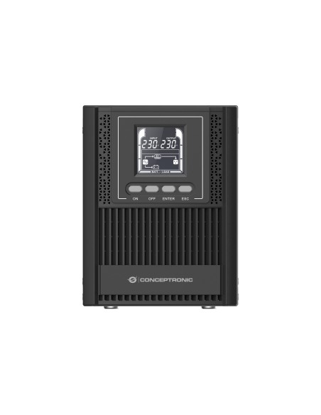 Conceptronic ZEUS52E1K sistema de alimentación ininterrumpida (UPS) Doble conversión (en línea) 1 kVA 900 W 4 salidas AC