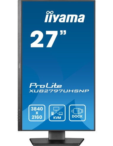 iiyama ProLite XUB2797UHSNP-B1 pantalla para PC 68,6 cm (27") 3840 x 2160 Pixeles 4K Ultra HD LED Negro
