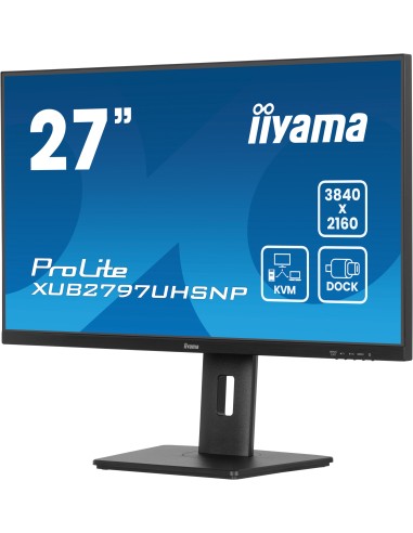 iiyama ProLite XUB2797UHSNP-B1 pantalla para PC 68,6 cm (27") 3840 x 2160 Pixeles 4K Ultra HD LED Negro