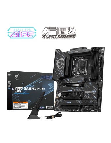MSI Z890 GAMING PLUS WIFI placa base Intel Z890 LGA 1851 (Socket V1) ATX
