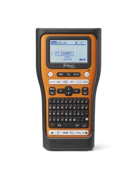 Brother PT-E560BTSP impresora de etiquetas Transferencia térmica 180 x 180 DPI 30 mm s Inalámbrico y alámbrico HSE TZe