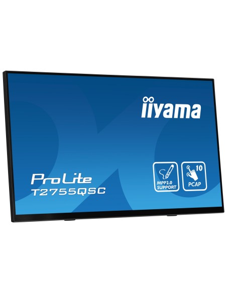 iiyama ProLite T2755QSC-B1 pantalla para PC 68,6 cm (27") 2560 x 1440 Pixeles Full HD LCD Pantalla táctil Negro
