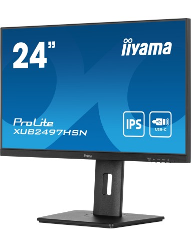 iiyama ProLite XUB2497HSN-B2 pantalla para PC 60,5 cm (23.8") 1920 x 1080 Pixeles Full HD LED Negro