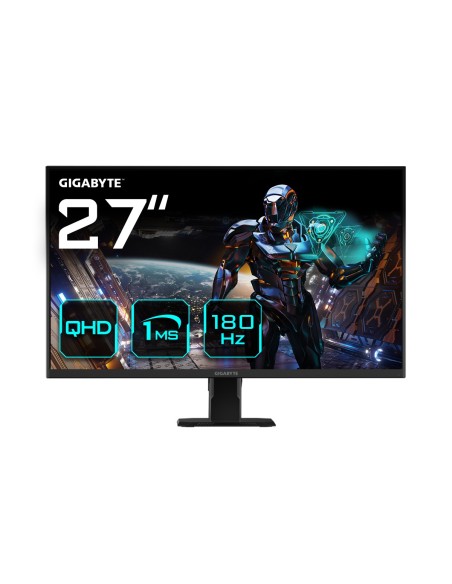 GIGABYTE GS27QA 27" Monitor de Juego QHD - 2560 x 1440 (QHD), 180Hz, 1ms, 300 cd m2, FreeSync, HDR Ready, HDMI 2.0, Displayport GIGABYTE GS27QA 27" Monitor de Juego QHD - 2560 x 1440 (QHD), 180Hz, 1ms, 300 cd m2, FreeSync, HDR Ready, HDMI 2.0, Displayport