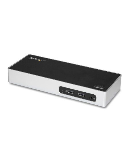 StarTech.com Replicador de Puertos USB 3.0 - Docking Station de Portátil para Dos Pantallas con Vídeo HDMI & DVI VGA - Ladrón StarTech.com Replicador de Puertos USB 3.0 - Docking Station de Portátil para Dos Pantallas con Vídeo HDMI & DVI VGA - Ladrón