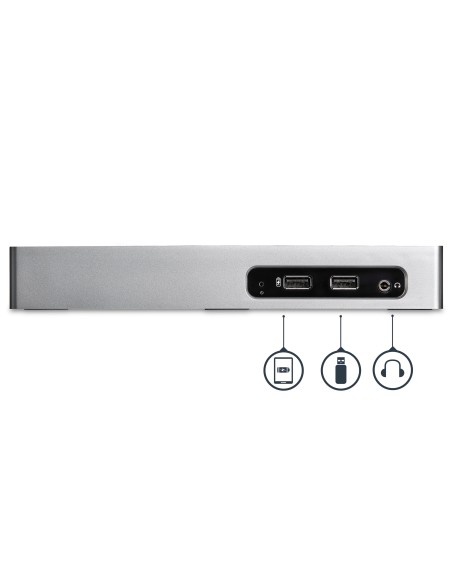 StarTech.com Replicador de Puertos USB 3.0 - Docking Station de Portátil para Dos Pantallas con Vídeo HDMI & DVI VGA - Ladrón StarTech.com Replicador de Puertos USB 3.0 - Docking Station de Portátil para Dos Pantallas con Vídeo HDMI & DVI VGA - Ladrón