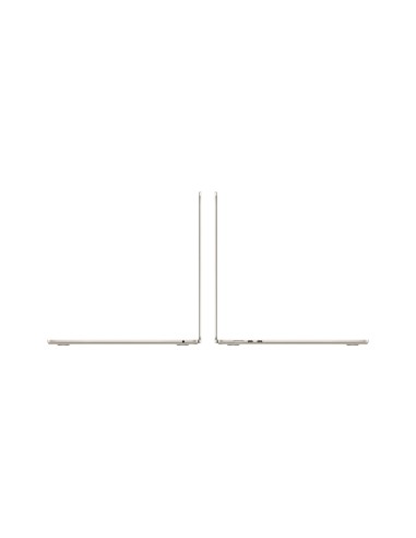 Apple MacBook Air Apple M M3 Portátil 38,9 cm (15.3") 16 GB 256 GB SSD Wi-Fi 6E (802.11ax) macOS Sequoia Beige