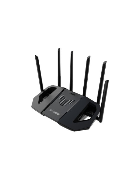 ASUS TUF Gaming BE6500 (TUF-BE6500) router inalámbrico 2.5 Gigabit Ethernet Doble banda (2,4 GHz   5 GHz) Negro