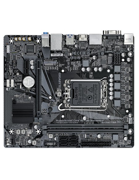 GIGABYTE H610M S2H V3 DDR4 placa base Intel H610 Express LGA 1700 micro ATX GIGABYTE H610M S2H V3 DDR4 placa base Intel H610 Express LGA 1700 micro ATX