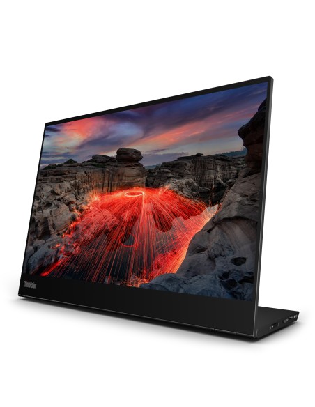 Lenovo ThinkVision M14t pantalla para PC 35,6 cm (14") 2240 x 1400 Pixeles 2.2K LED Pantalla táctil Negro