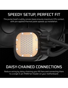 Corsair NAUTILUS 240 RS Placa base Refrigerador de aire Negro 2