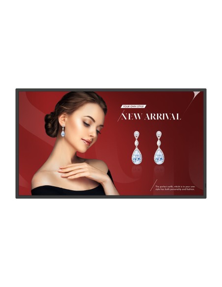 BenQ ST4302S Pantalla plana para señalización digital 109,2 cm (43") LCD 400 cd   m² 4K Ultra HD Negro Procesador incorporado