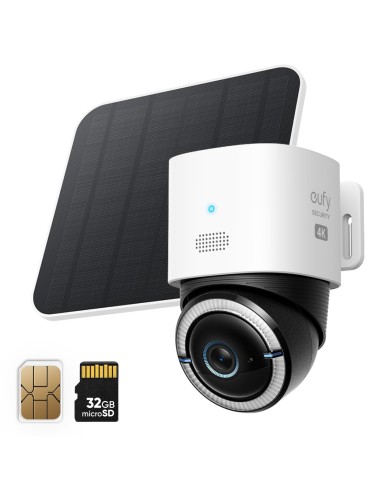 Eufy 4G LTE Cam S330 Bullet (shape) Cámara de seguridad IP Exterior 3840 x 2160 Pixeles Techo Pared Poste
