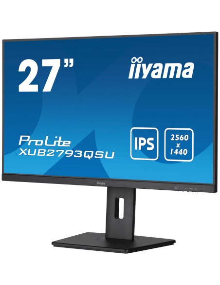 iiyama XUB2793QSU-B7 pantalla para PC 68,6 cm (27") 2560 x 1140 Pixeles Wide Quad HD LED Negro