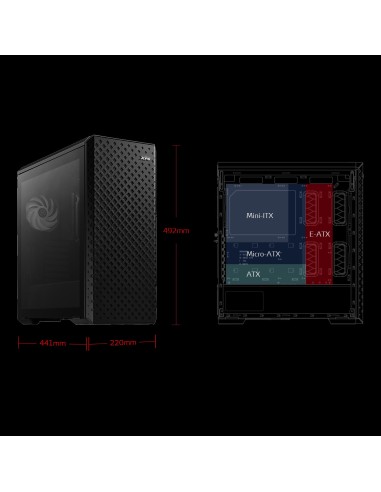 XPG DEFENDER PRO Escritorio Negro