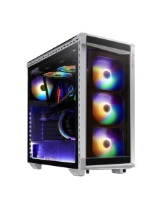 XPG BATTLECRUISER Midi Tower Negro, Blanco