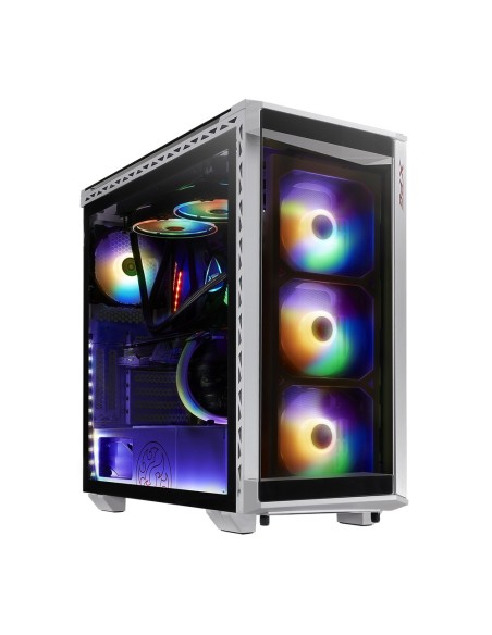 XPG BATTLECRUISER Midi Tower Negro, Blanco