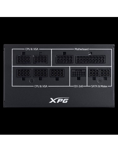 XPG COREREACTOR II VE 650W unidad de fuente de alimentación 24-pin ATX ATX Negro