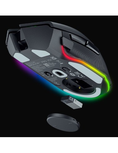 Razer Basilisk V3 Pro 35K ratón Juego mano derecha RF Wireless + Bluetooth + USB Type-A Óptico 35000 DPI