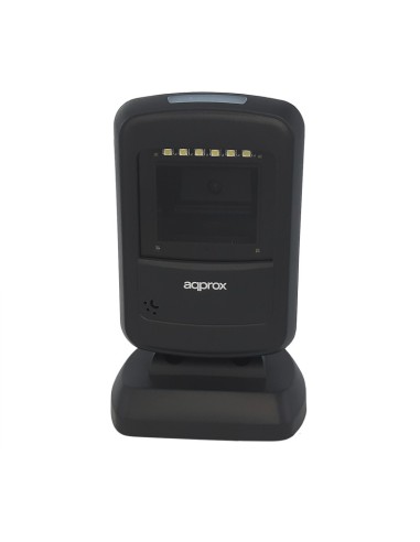 Approx appLS07DESK Lector de códigos de barras fijo 1D 2D CMOS Negro, Gris